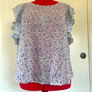 Vince Camuto Floral Blouse